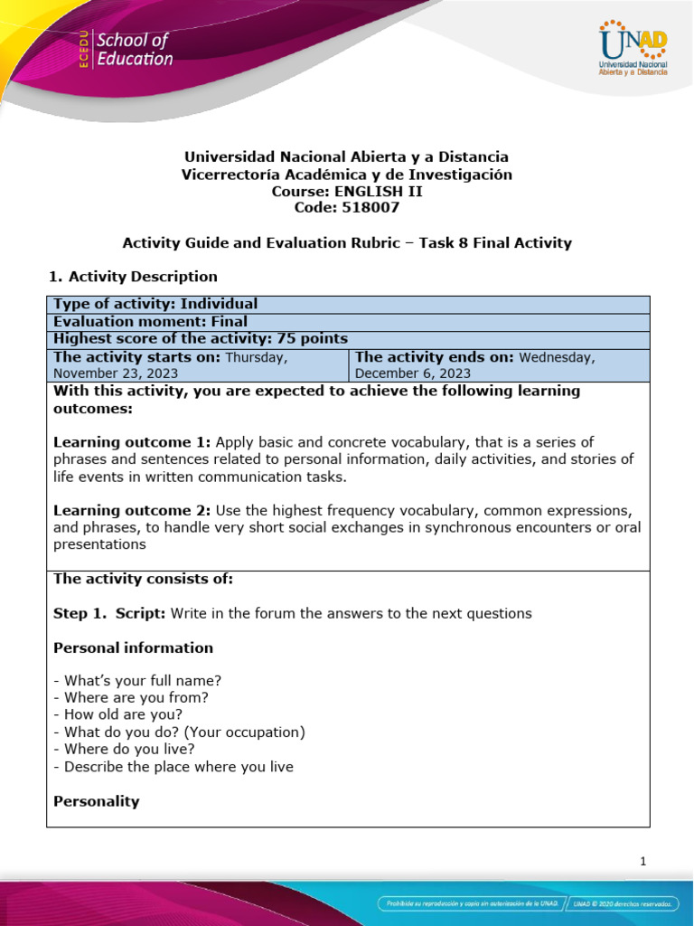 Activity Guide And Evaluation Rubric Task 4 The Unleashing Of Ai