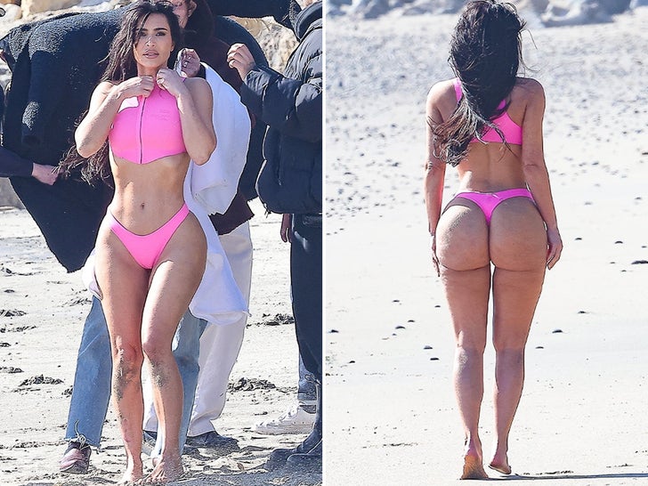 Kim Kardashian Pink Bikini Big Ass Hot Celebs Home