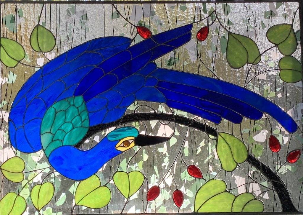 Love In The Garden Of Secrets Red Fox Art Glass Stained Glass Art Love In The Garden Of Secrets Red Fox Art Glass Stained Glass Art